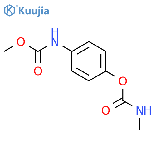 Carbanilic acid,p-hydroxy-, methyl ester, methylcarbamate (ester) (8CI) structure