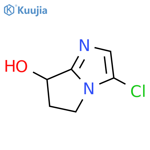 3-chloro-6,7-dihydro-5H-pyrrolo[1,2-a]imidazol-7-ol structure