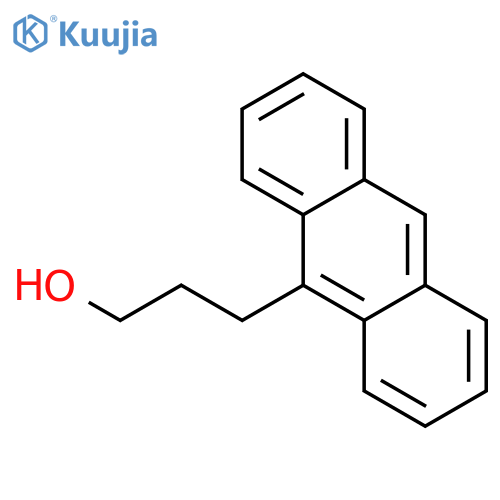 9-Anthracenepropanol structure