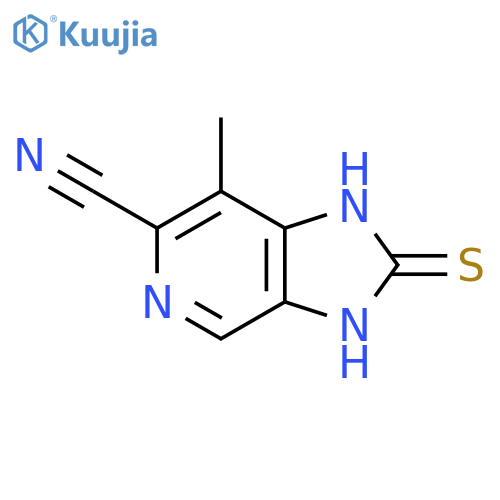 7-Methyl-2-thioxo-2,3-dihydro-1H-imidazo[4,5-c]pyridine-6-carbonitrile structure