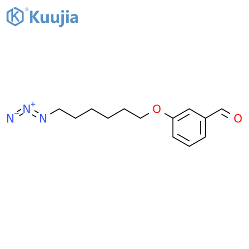 Benzaldehyde, 3-[(6-azidohexyl)oxy]- structure