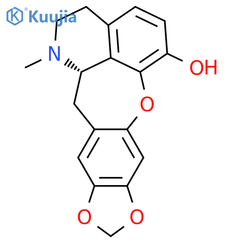 (13aS)-1-methyl-2,3,13,13a-tetrahydro-1H-[1,3]dioxolo[7,8][1]benzoxepino[2,3,4-ij]isoquinolin-6-ol structure