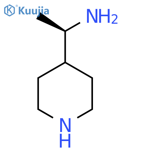 (1R)-1-(piperidin-4-yl)ethan-1-amine structure