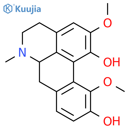 4H-Dibenzo[de,g]quinoline-1,10-diol,5,6,6a,7-tetrahydro-2,11-dimethoxy-6-methyl- structure