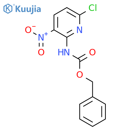 benzyl N-(6-chloro-3-nitropyridin-2-yl)carbamate structure