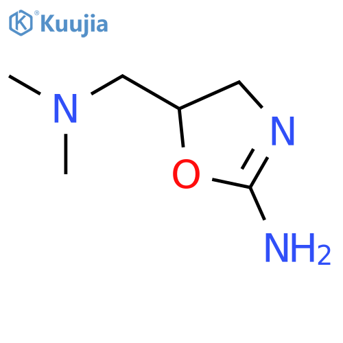5-Oxazolemethanamine, 2-amino-4,5-dihydro-N,N-dimethyl- structure