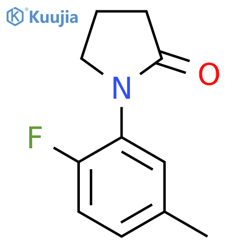 1-(2-Fluoro-5-methylphenyl)pyrrolidin-2-one structure