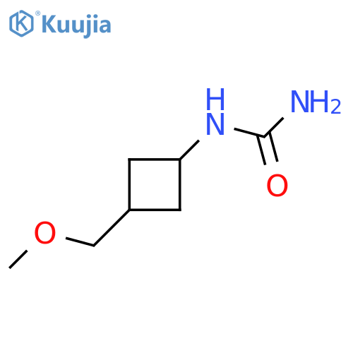 [3-(Methoxymethyl)cyclobutyl]urea structure