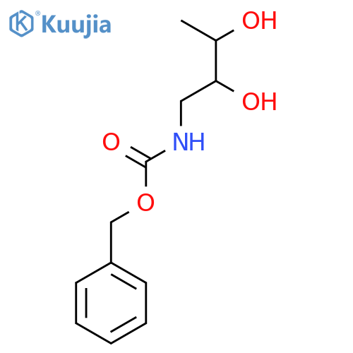 benzyl N-(2,3-dihydroxybutyl)carbamate structure