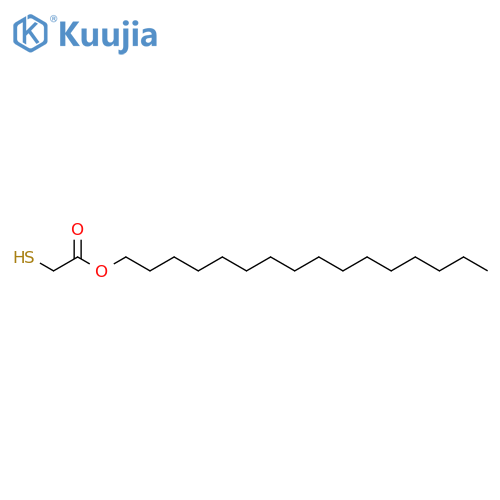Acetic acid,2-mercapto-, hexadecyl ester structure