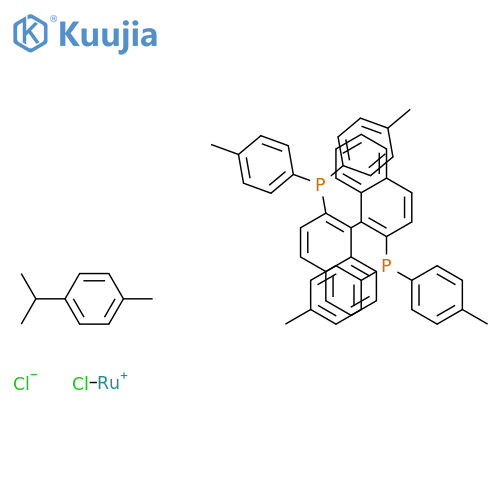 [Rucl(P-cymene)((R)-tolbinap)]CL structure