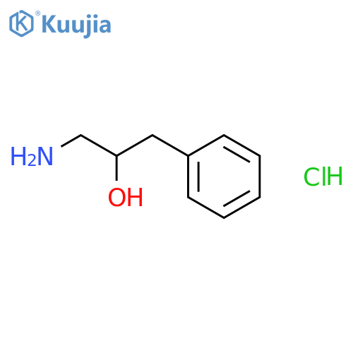 1-Amino-2-hydroxy-3-phenylpropane hydrochloride structure