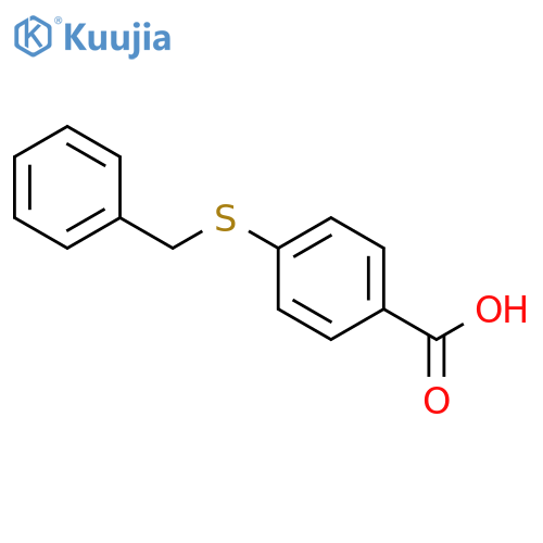 4-(Benzylsulfanyl)benzoic Acid structure
