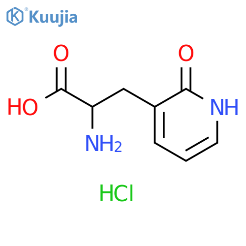 2-amino-3-(2-hydroxypyridin-3-yl)propanoic acid dihydrochloride structure