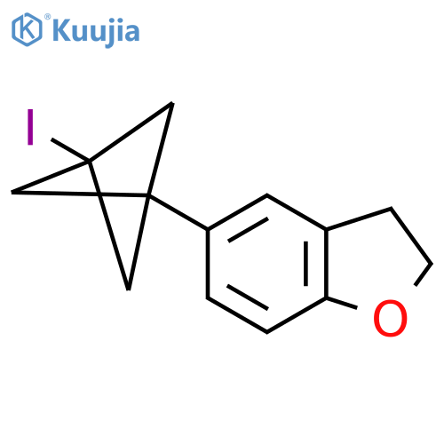 5-(3-Iodo-1-bicyclo[1.1.1]pentanyl)-2,3-dihydro-1-benzofuran structure
