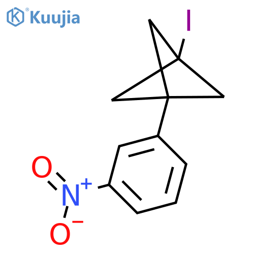 1-Iodo-3-(3-nitrophenyl)bicyclo[1.1.1]pentane structure