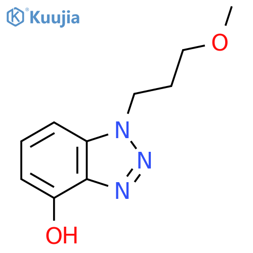 1-(3-methoxypropyl)-1H-1,2,3-benzotriazol-4-ol structure