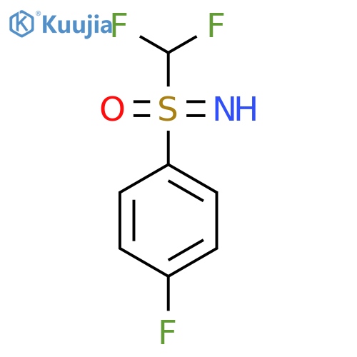 (Difluoromethyl)(4-fluorophenyl)imino-lambda6-sulfanone structure