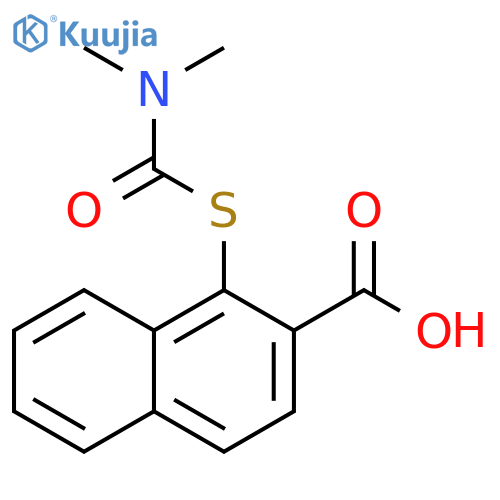 2-Naphthalenecarboxylic acid, 1-[[(dimethylamino)carbonyl]thio]- structure