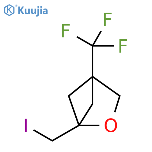 1-(Iodomethyl)-4-(trifluoromethyl)-2-oxabicyclo[2.1.1]hexane structure