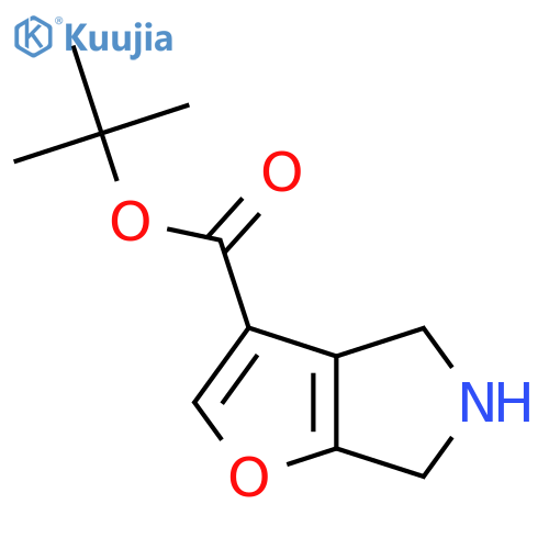 tert-butyl 4H,5H,6H-furo[2,3-c]pyrrole-3-carboxylate structure
