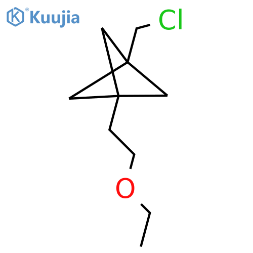 1-(Chloromethyl)-3-(2-ethoxyethyl)bicyclo[1.1.1]pentane structure