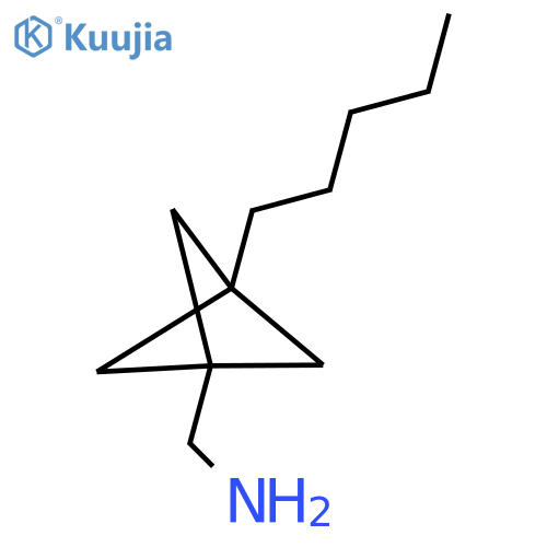 (3-Pentyl-1-bicyclo[1.1.1]pentanyl)methanamine structure
