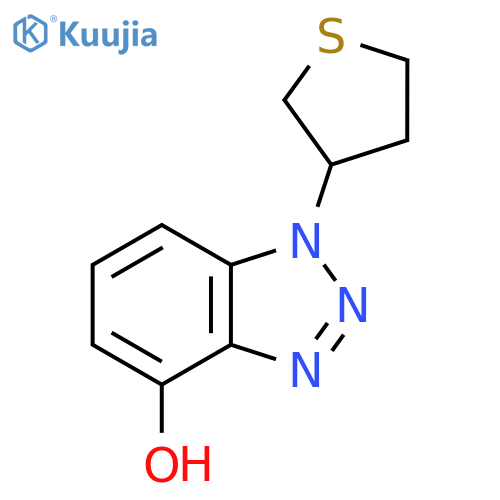 1-(thiolan-3-yl)-1H-1,2,3-benzotriazol-4-ol structure