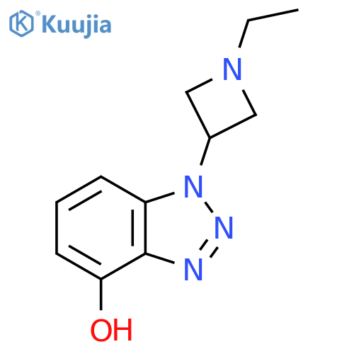 1-(1-ethylazetidin-3-yl)-1H-1,2,3-benzotriazol-4-ol structure