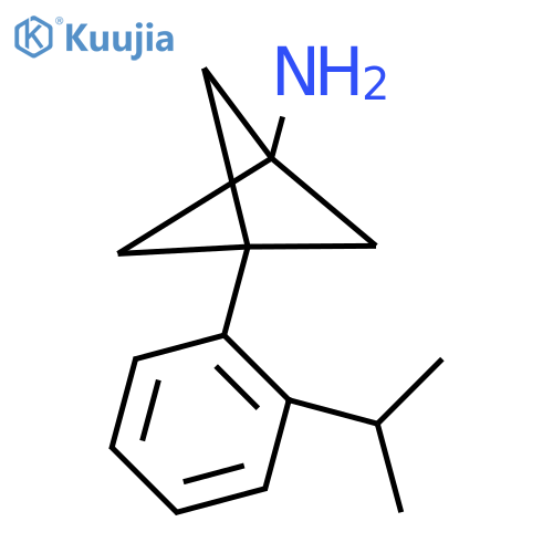 3-(2-Propan-2-ylphenyl)bicyclo[1.1.1]pentan-1-amine structure