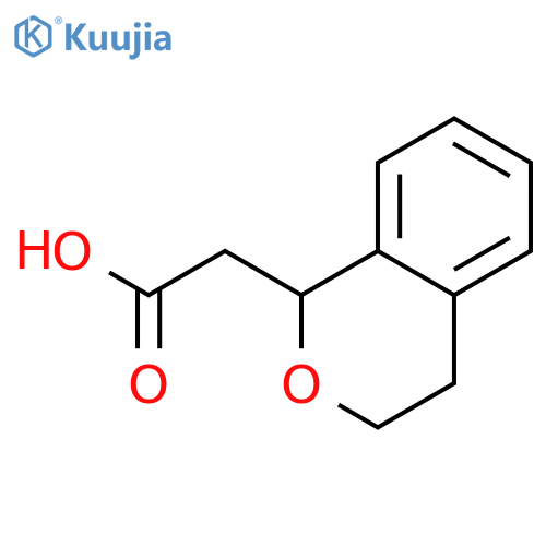 2-(3,4-dihydro-1H-2-benzopyran-1-yl)acetic acid structure
