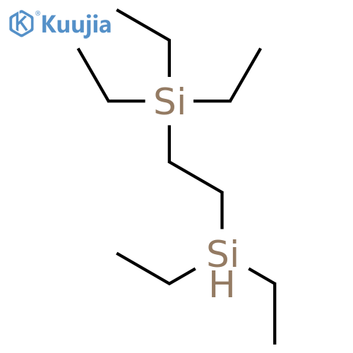 Silane, [2-(diethylsilyl)ethyl]triethyl- structure