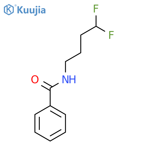 N-(4,4-difluorobutyl)benzamide structure