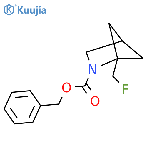 Benzyl 1-(fluoromethyl)-2-azabicyclo[2.1.1]hexane-2-carboxylate structure