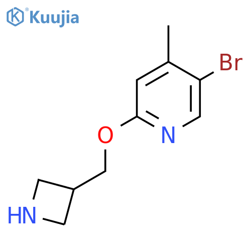 2-(Azetidin-3-ylmethoxy)-5-bromo-4-methylpyridine structure