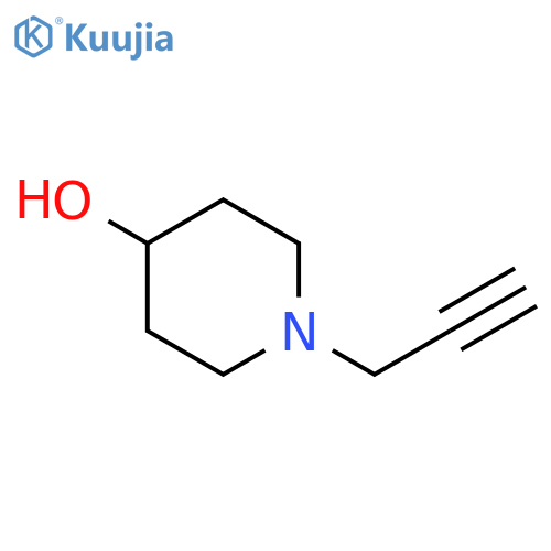 1-(prop-2-yn-1-yl)piperidin-4-ol structure