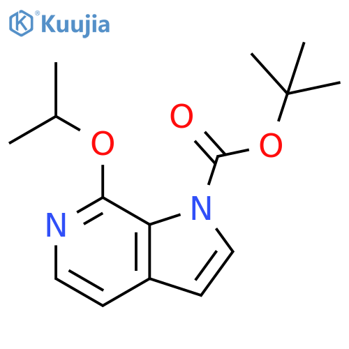 t-Butyl 7-isopropoxy-1H-pyrrolo[2,3-c]pyridine-1-carboxylate, 99% structure