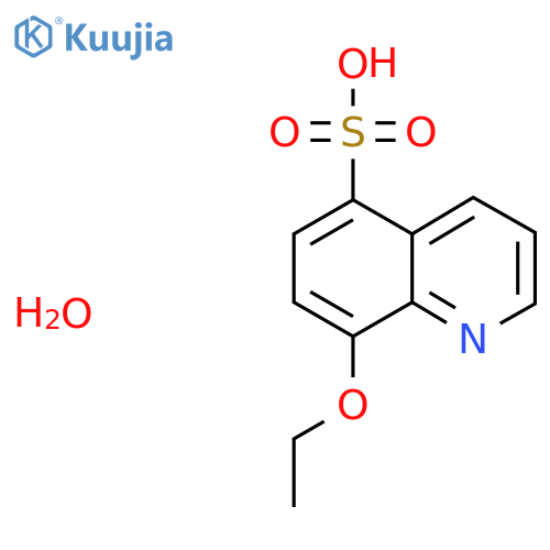 8-Ethoxyquinoline-5-sulfonic acid hydrate structure