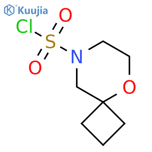 5-Oxa-8-azaspiro[3.5]nonane-8-sulfonyl chloride structure