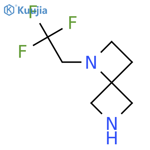 1-(2,2,2-Trifluoroethyl)-1,6-diazaspiro[3.3]heptane structure