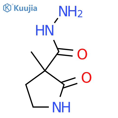 3-Methyl-2-oxopyrrolidine-3-carbohydrazide structure