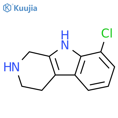 8-chloro-1H,2H,3H,4H,9H-pyrido3,4-bindole structure