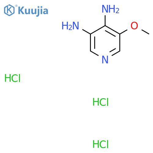 5-Methoxy-pyridine-3,4-diamine trihydrochloride structure