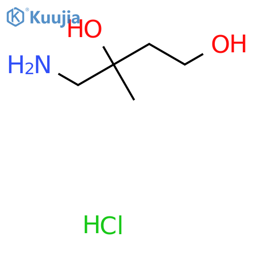 4-Amino-3-methylbutane-1,3-diol;hydrochloride structure