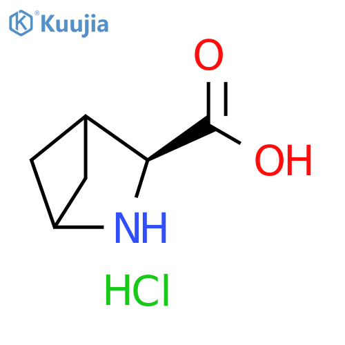 (3S)-2-azabicyclo[2.1.1]hexane-3-carboxylic acid hydrochloride structure