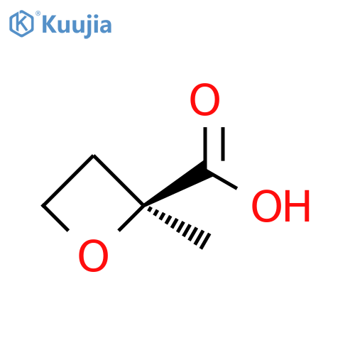 (2S)-2-methyloxetane-2-carboxylic acid structure