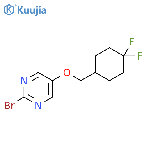 2-bromo-5-[(4,4-difluorocyclohexyl)methoxy]pyrimidine structure