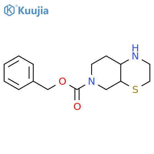 benzyl octahydro-1H-pyrido[3,4-b]thiomorpholine-6-carboxylate structure