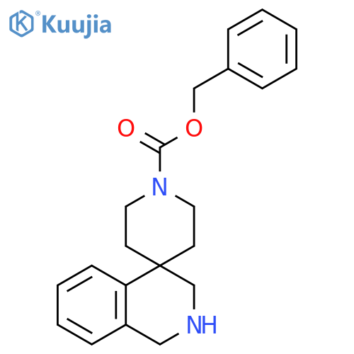benzyl spiro[2,3-dihydro-1H-isoquinoline-4,4-piperidine]-1-carboxylate structure