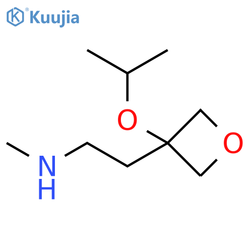 2-(3-isopropoxyoxetan-3-yl)-N-methyl-ethanamine structure